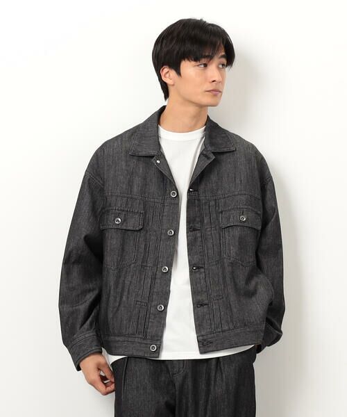 Purple&Yellow / パープルアンドイエロー ブルゾン | ライトオンスデニムＧジャン | 詳細4