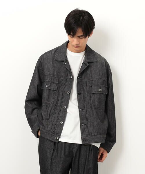 Purple&Yellow / パープルアンドイエロー ブルゾン | ライトオンスデニムＧジャン | 詳細5