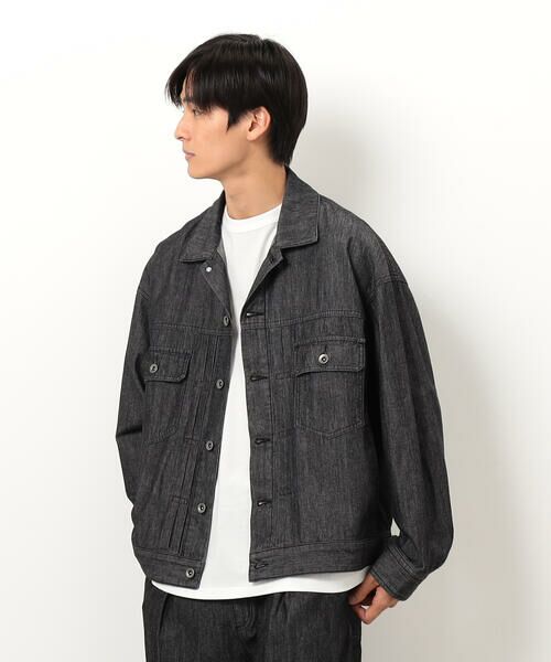 Purple&Yellow / パープルアンドイエロー ブルゾン | ライトオンスデニムＧジャン | 詳細6