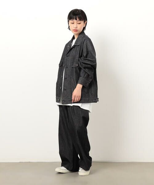 Purple&Yellow / パープルアンドイエロー ブルゾン | ライトオンスデニムＧジャン | 詳細7