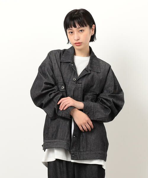 Purple&Yellow / パープルアンドイエロー ブルゾン | ライトオンスデニムＧジャン | 詳細9