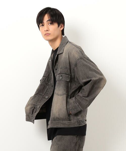 Purple&Yellow / パープルアンドイエロー ブルゾン | ライトオンスデニムＧジャン | 詳細15