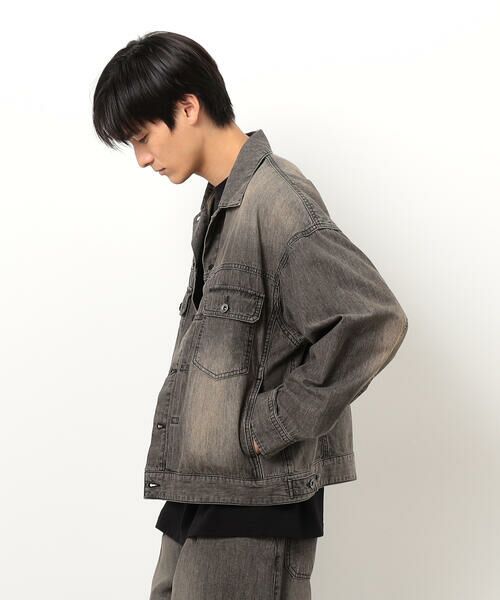 Purple&Yellow / パープルアンドイエロー ブルゾン | ライトオンスデニムＧジャン | 詳細16