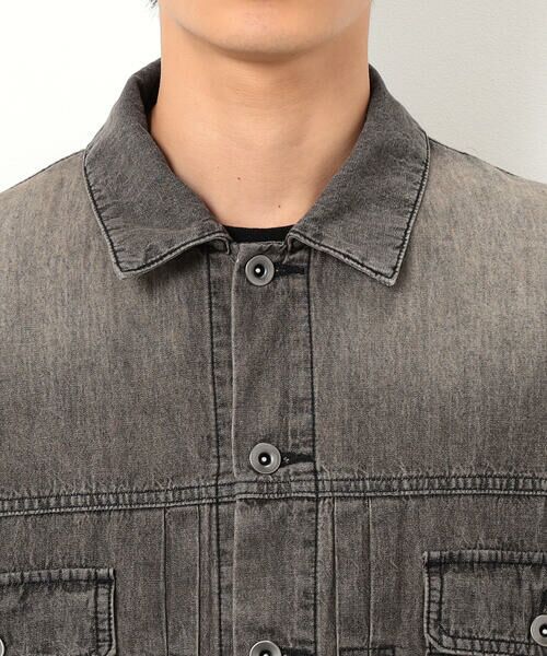 Purple&Yellow / パープルアンドイエロー ブルゾン | ライトオンスデニムＧジャン | 詳細25