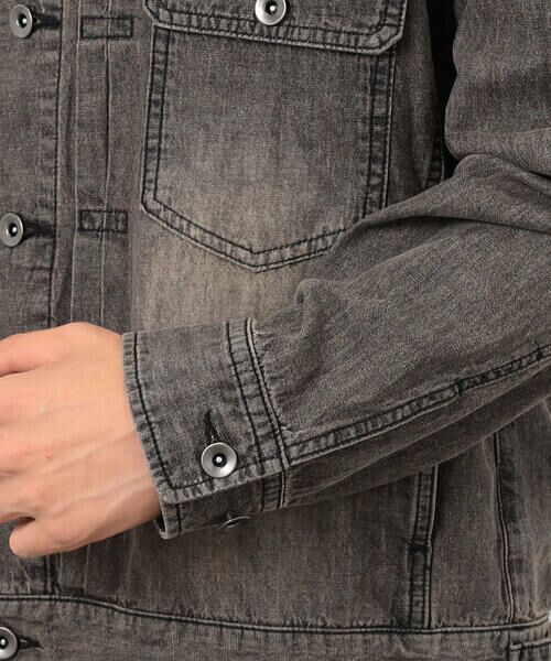 Purple&Yellow / パープルアンドイエロー ブルゾン | ライトオンスデニムＧジャン | 詳細27