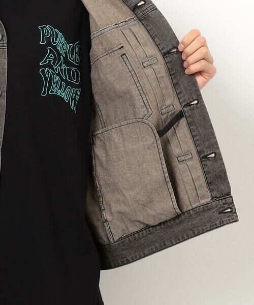 Purple&Yellow / パープルアンドイエロー ブルゾン | ライトオンスデニムＧジャン | 詳細29