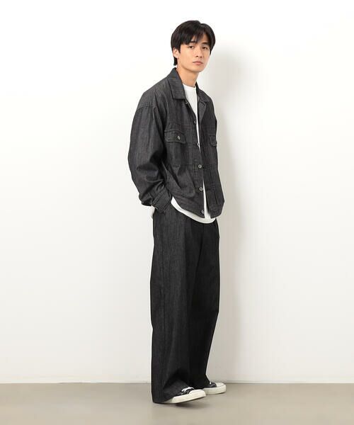 Purple&Yellow / パープルアンドイエロー その他パンツ | ライトオンスデニム タックワイドパンツ | 詳細2