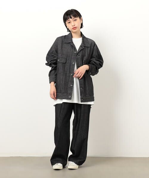 Purple&Yellow / パープルアンドイエロー その他パンツ | ライトオンスデニム タックワイドパンツ | 詳細5