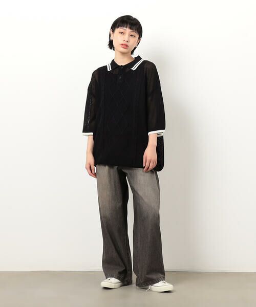 Purple&Yellow / パープルアンドイエロー その他パンツ | ライトオンスデニム タックワイドパンツ | 詳細22