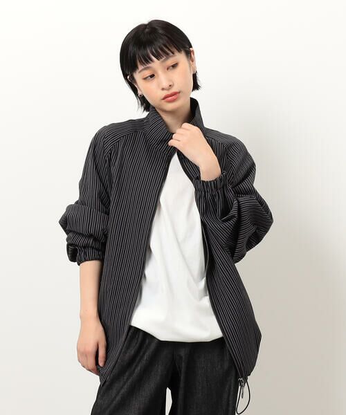 Purple&Yellow / パープルアンドイエロー ブルゾン | サッカーストライプブルゾン | 詳細12