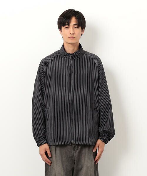 Purple&Yellow / パープルアンドイエロー ブルゾン | サッカーストライプブルゾン | 詳細17