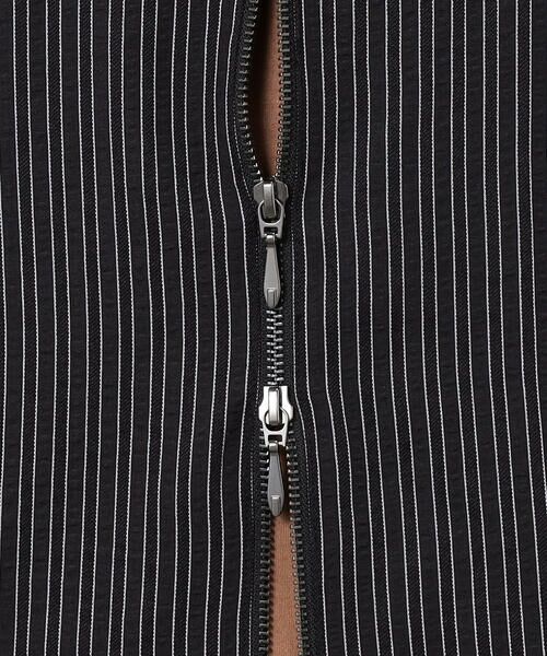 Purple&Yellow / パープルアンドイエロー ブルゾン | サッカーストライプブルゾン | 詳細24