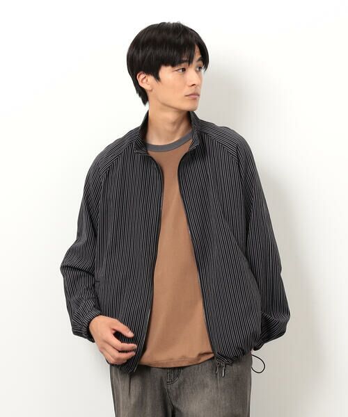 Purple&Yellow / パープルアンドイエロー ブルゾン | サッカーストライプブルゾン | 詳細6