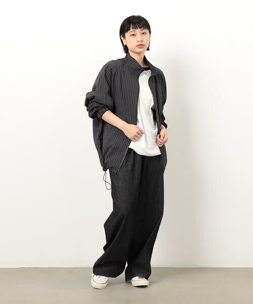 Purple&Yellow / パープルアンドイエロー ブルゾン | サッカーストライプブルゾン | 詳細7