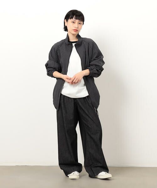 Purple&Yellow / パープルアンドイエロー ブルゾン | サッカーストライプブルゾン | 詳細8