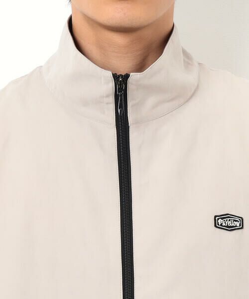 Purple&Yellow / パープルアンドイエロー ブルゾン | ピーチスキン５分袖ブルゾン | 詳細23