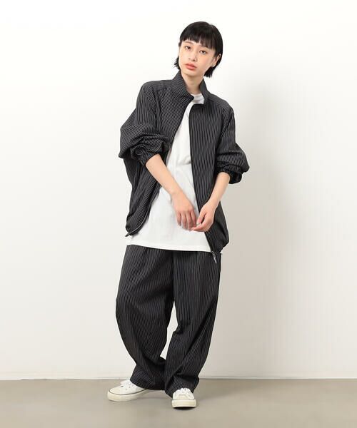 Purple&Yellow / パープルアンドイエロー その他パンツ | サッカーストライプワイドテーパードパンツ | 詳細10