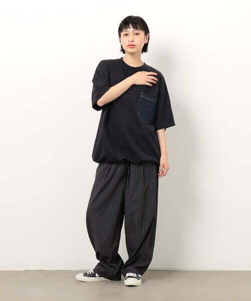 Purple&Yellow / パープルアンドイエロー その他パンツ | サッカーストライプワイドテーパードパンツ | 詳細12