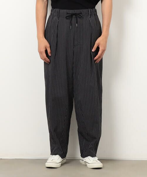 Purple&Yellow / パープルアンドイエロー その他パンツ | サッカーストライプワイドテーパードパンツ | 詳細15