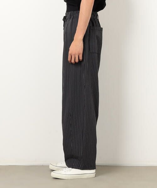 Purple&Yellow / パープルアンドイエロー その他パンツ | サッカーストライプワイドテーパードパンツ | 詳細16