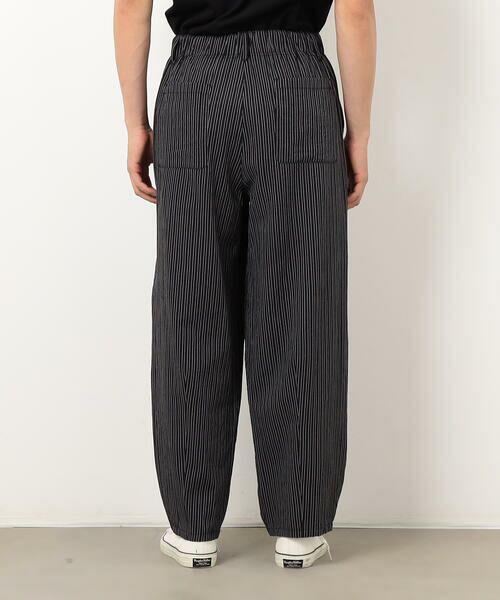Purple&Yellow / パープルアンドイエロー その他パンツ | サッカーストライプワイドテーパードパンツ | 詳細17