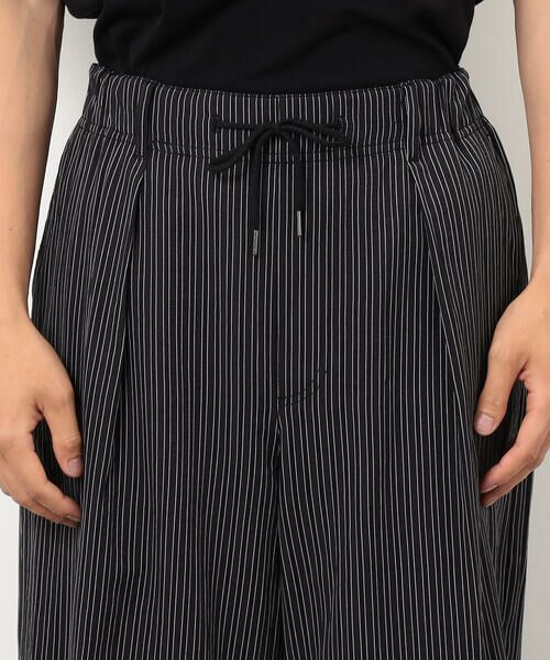 Purple&Yellow / パープルアンドイエロー その他パンツ | サッカーストライプワイドテーパードパンツ | 詳細18