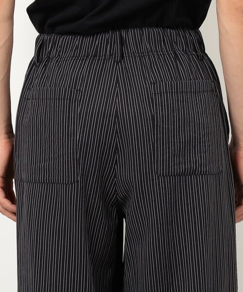 Purple&Yellow / パープルアンドイエロー その他パンツ | サッカーストライプワイドテーパードパンツ | 詳細20