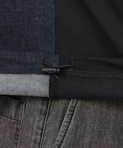 Purple&Yellow / パープルアンドイエロー カットソー | インレイデニム切り替えプルオーバー | 詳細28