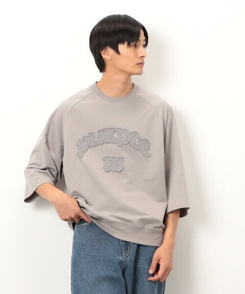 Purple&Yellow / パープルアンドイエロー カットソー | ロゴアップリケプルオーバー | 詳細13