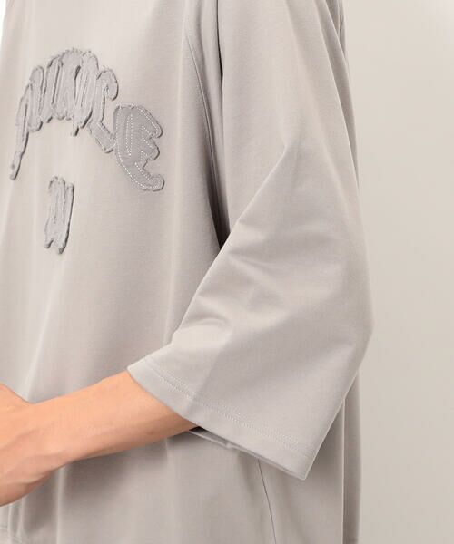 Purple&Yellow / パープルアンドイエロー カットソー | ロゴアップリケプルオーバー | 詳細21