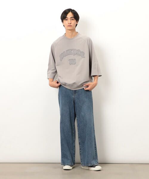 Purple&Yellow / パープルアンドイエロー カットソー | ロゴアップリケプルオーバー | 詳細11