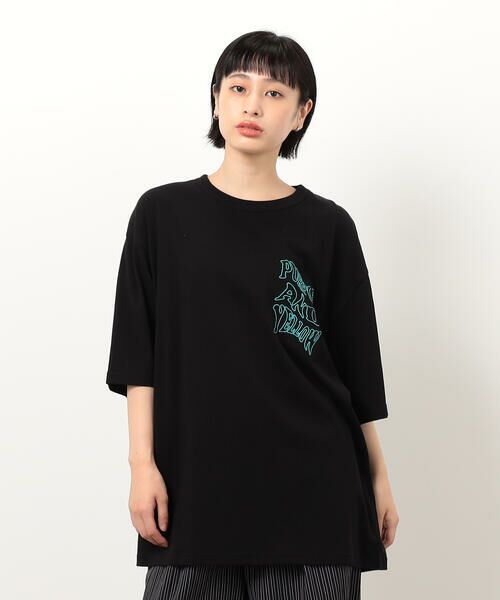 セール】 バック＆胸刺繍ウェーブロゴ半袖Tシャツ （Tシャツ