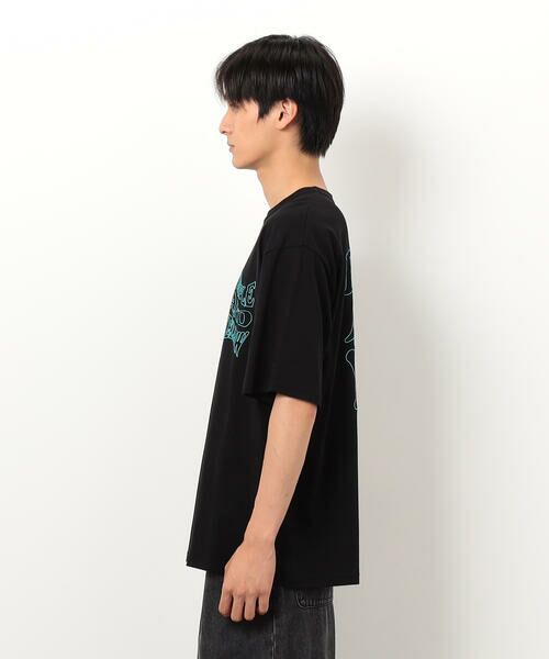 セール】 バック＆胸刺繍ウェーブロゴ半袖Tシャツ （Tシャツ