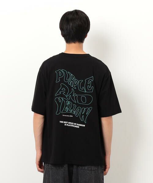 セール】 バック＆胸刺繍ウェーブロゴ半袖Tシャツ （Tシャツ