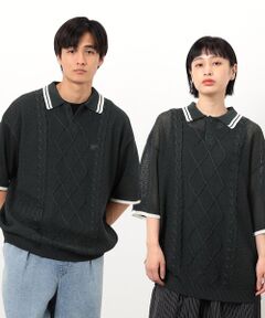 Purple&Yellow / パープルアンドイエロー ニット・セーター | シアーポロニット