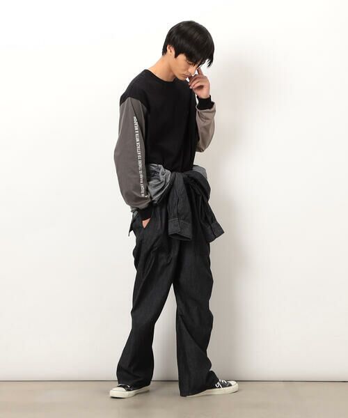 Purple&Yellow / パープルアンドイエロー サロペット・オールインワン | ライトオンスデニムツナギ | 詳細3