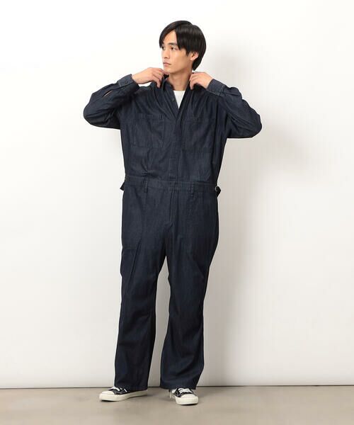 Purple&Yellow / パープルアンドイエロー サロペット・オールインワン | ライトオンスデニムツナギ | 詳細9