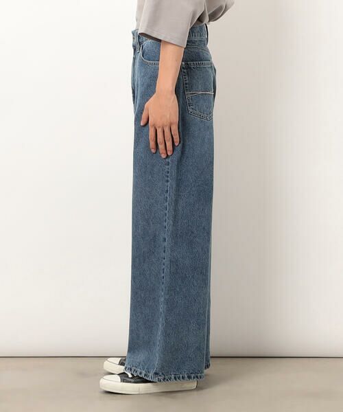 セール】 デニムワイドバギーパンツ （デニムパンツ