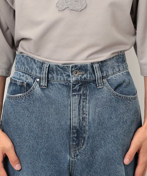 Purple&Yellow / パープルアンドイエロー デニムパンツ | デニムワイドバギーパンツ | 詳細20