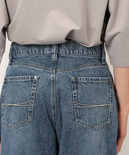 Purple&Yellow / パープルアンドイエロー デニムパンツ | デニムワイドバギーパンツ | 詳細21