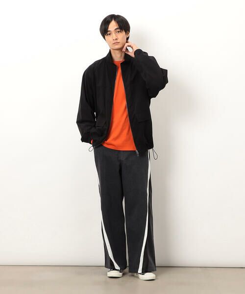 Purple&Yellow / パープルアンドイエロー ブルゾン | ナイロンストレッチブルゾン | 詳細1