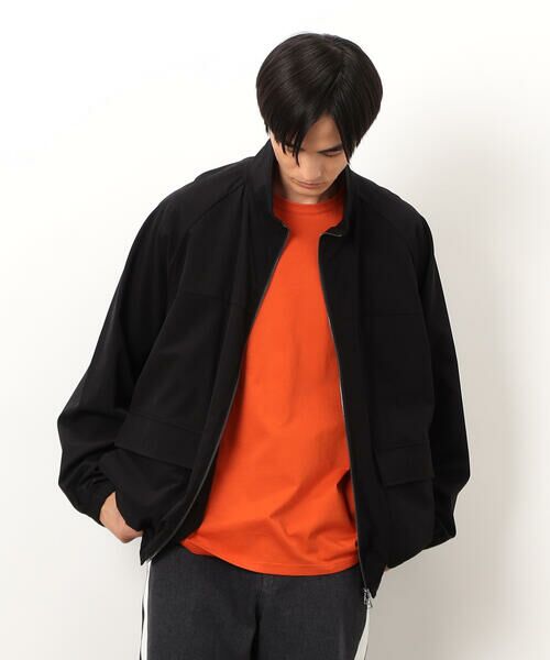 Purple&Yellow / パープルアンドイエロー ブルゾン | ナイロンストレッチブルゾン | 詳細3