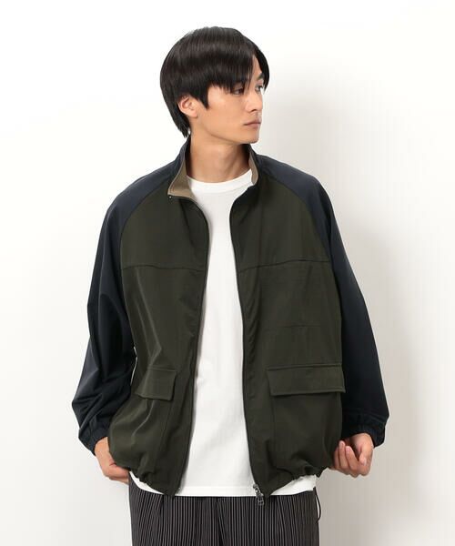 Purple&Yellow / パープルアンドイエロー ブルゾン | ナイロンストレッチブルゾン | 詳細11