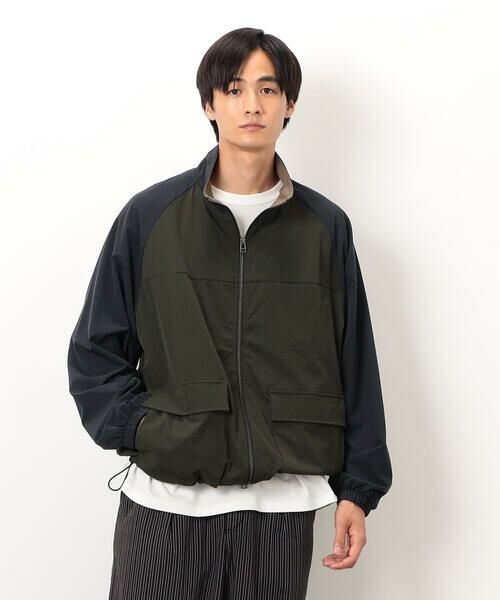 Purple&Yellow / パープルアンドイエロー ブルゾン | ナイロンストレッチブルゾン | 詳細12