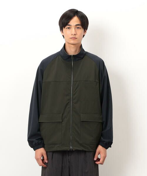 Purple&Yellow / パープルアンドイエロー ブルゾン | ナイロンストレッチブルゾン | 詳細13