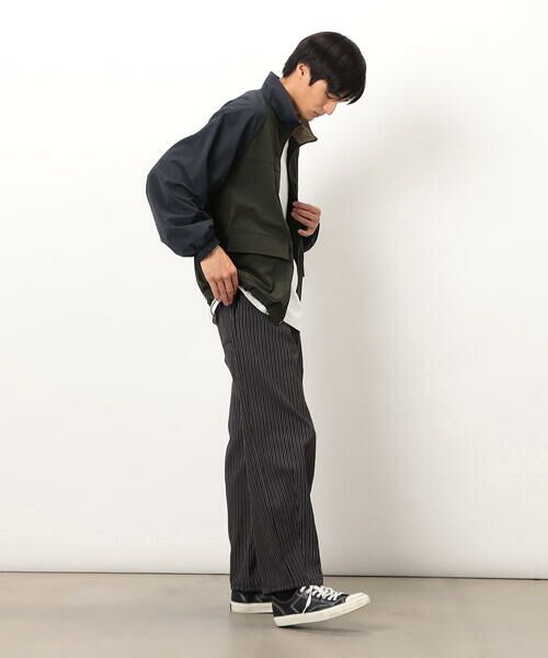 Purple&Yellow / パープルアンドイエロー ブルゾン | ナイロンストレッチブルゾン | 詳細7