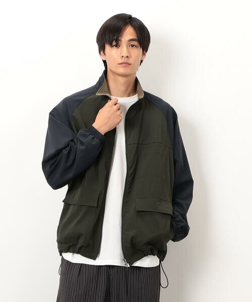 Purple&Yellow / パープルアンドイエロー ブルゾン | ナイロンストレッチブルゾン | 詳細10