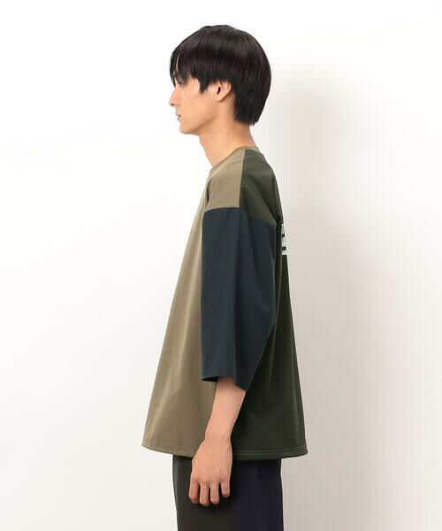 Purple&Yellow / パープルアンドイエロー カットソー | ナイロンストレッチ５分袖プルオーバー | 詳細22