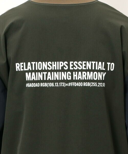 Purple&Yellow / パープルアンドイエロー カットソー | ナイロンストレッチ５分袖プルオーバー | 詳細25