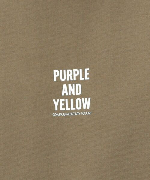 Purple&Yellow / パープルアンドイエロー カットソー | ナイロンストレッチ５分袖プルオーバー | 詳細28